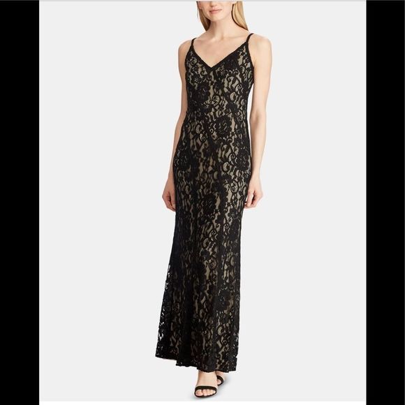 Ralph Lauren Lace Gown - Picture 1 of 2